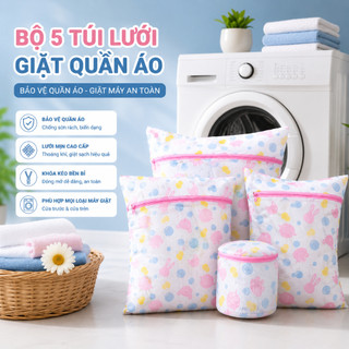 Combo 5 Túi Lưới Giặt Quần Áo