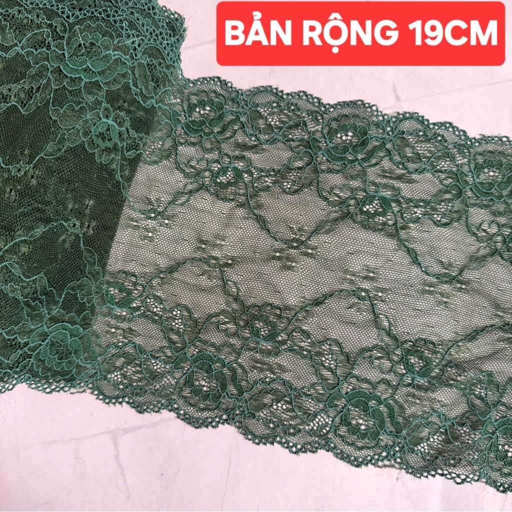 Ren thun có co giãn , size 12cm đến 23 cm.(mét lẻ)