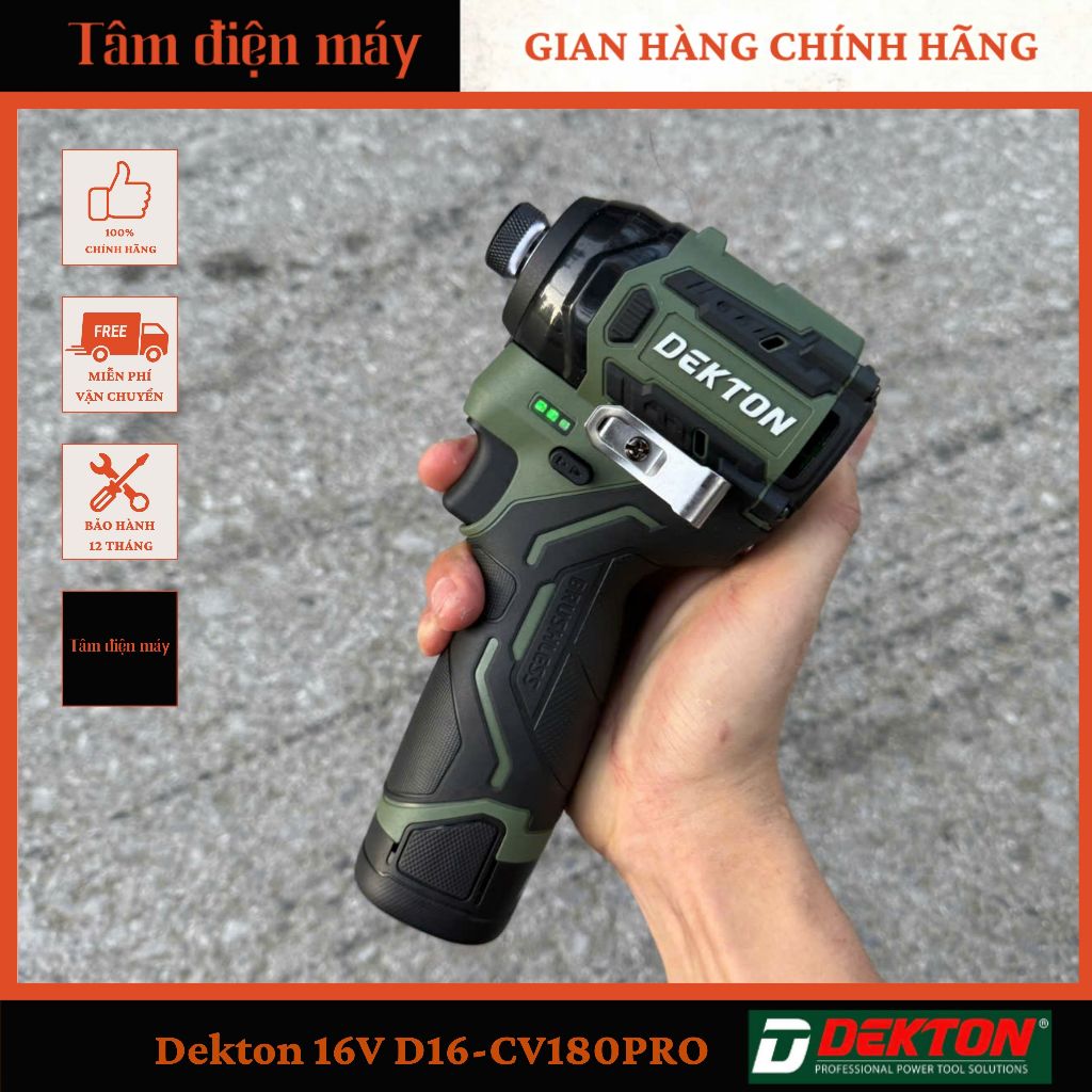 Chuyên Vít Dekton 16V D16-CV180PRO [Chính Hãng]