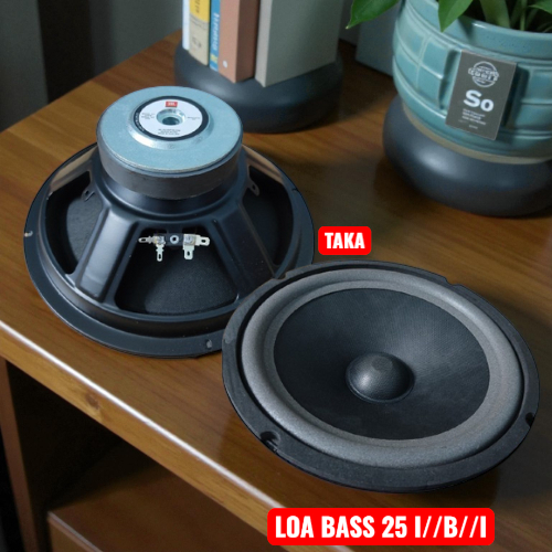 Củ loa bass 25 jb thái từ 100 gân mút màng xếp tiếng sáng - giá 1 chiếc