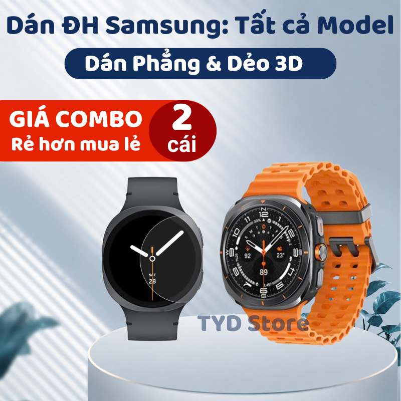 Dán màn Galaxy Watch 8 40mm 44mm Classic Ultra 2 và  Samsung Galaxy Watch 7 40 44mm Watch 7 Ultra mi
