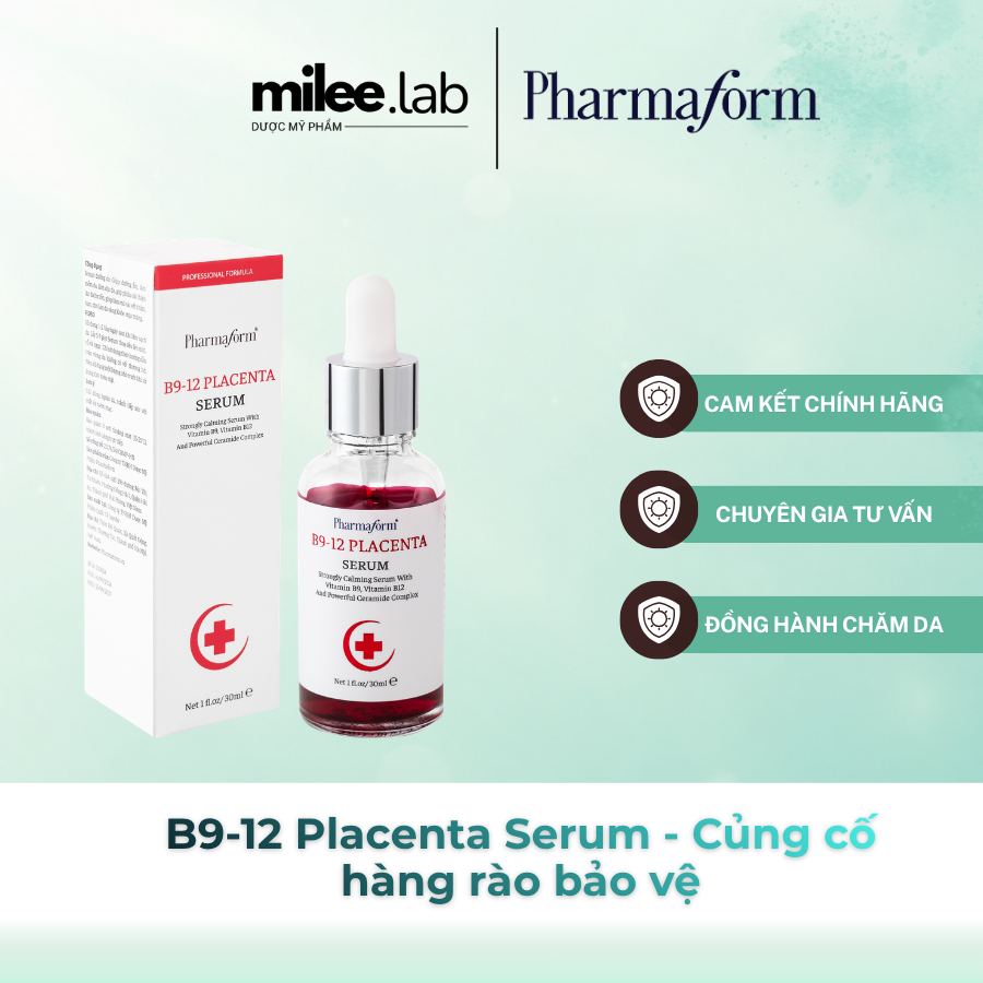 Serum phục hồi da và chống lão hóa Pharmaform B9-12 Placenta