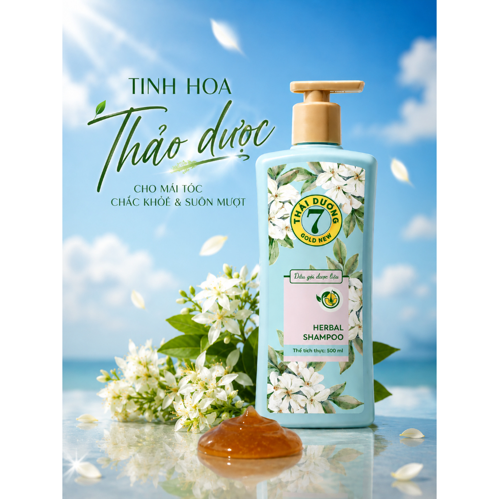 Dầu gội dược liệu Thái Dương 7 bưởi tây 200ml, 500ml dành cho tóc gàu, ngứa, nấm da đầu - Sao Thái Dương | BigBuy360 - bigbuy360.vn