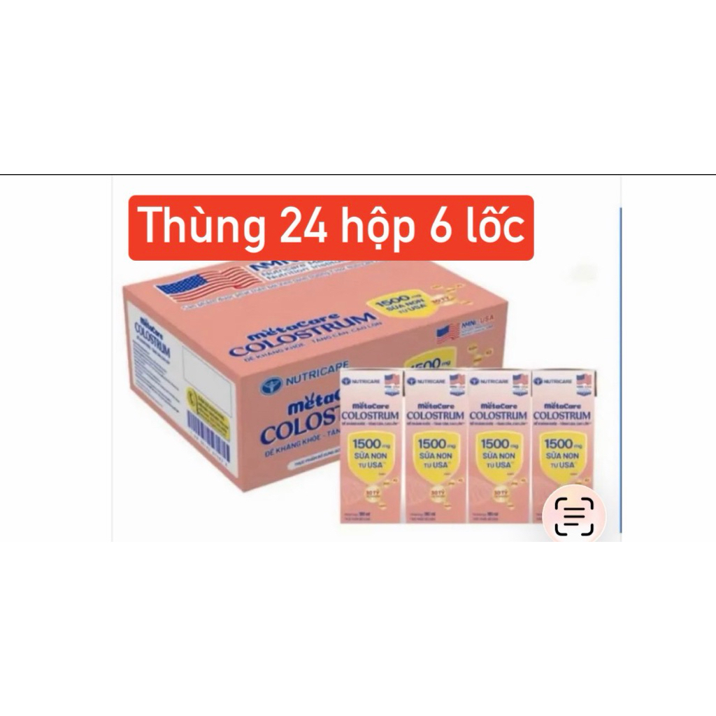 (Nutricare) Sữa Metacare Colostrum 110ml.( Thùng 24 hộp)