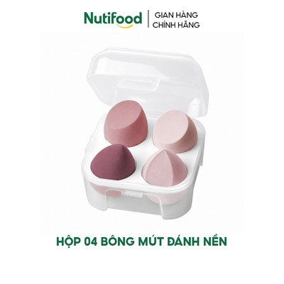 [Quà tặng không bán] Hộp 4 bông mút đánh nền