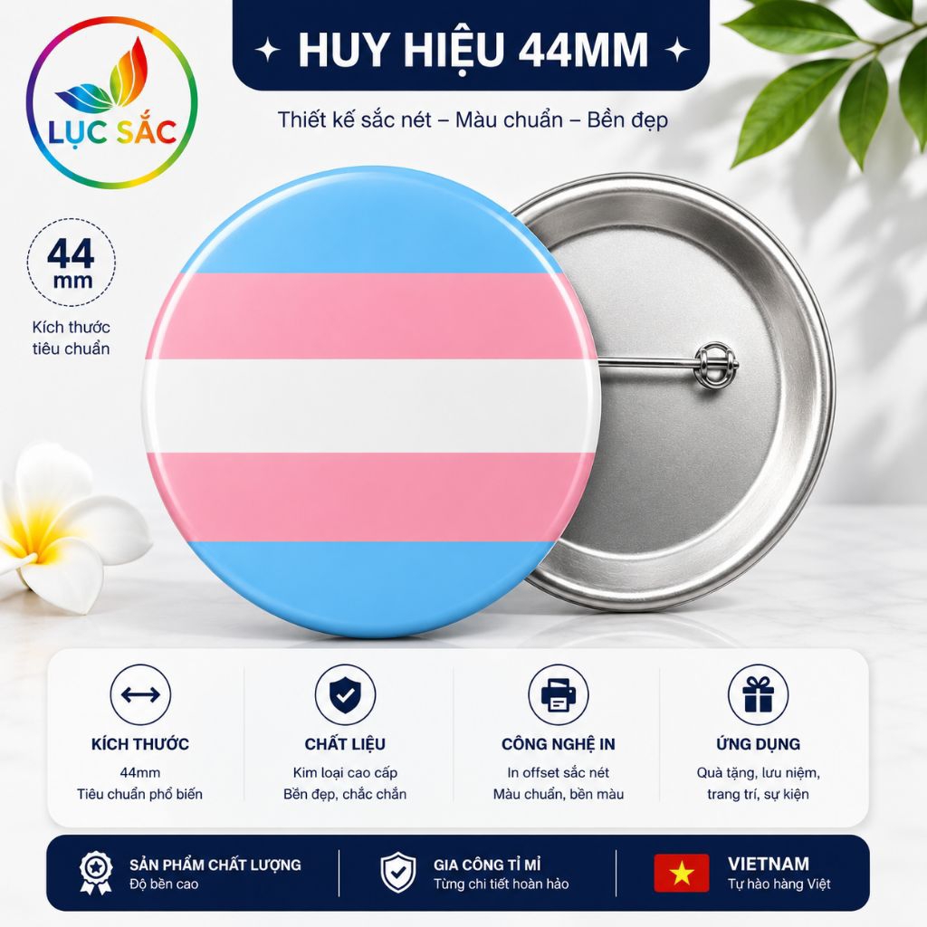 Huy hiệu LGBT Chuyển giới Transgender H06