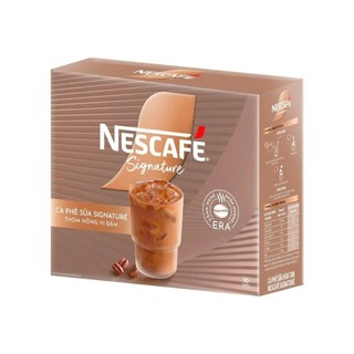 * *Combo 10 gói ** Nescafe cà phê signature sữa đá ( date T1/2027)