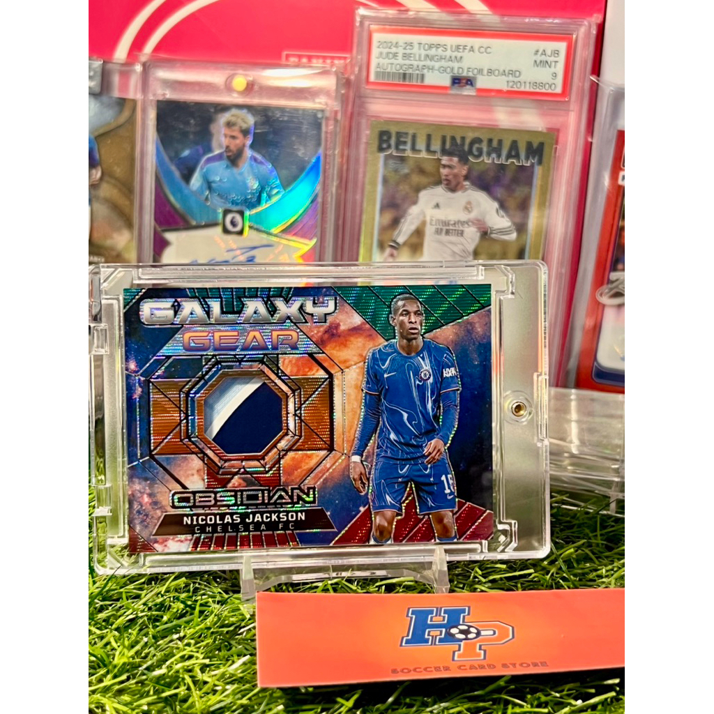 Thẻ bóng đá Nicolas Jackson Mảnh Áo /25 Panini Obsidian 2024/25