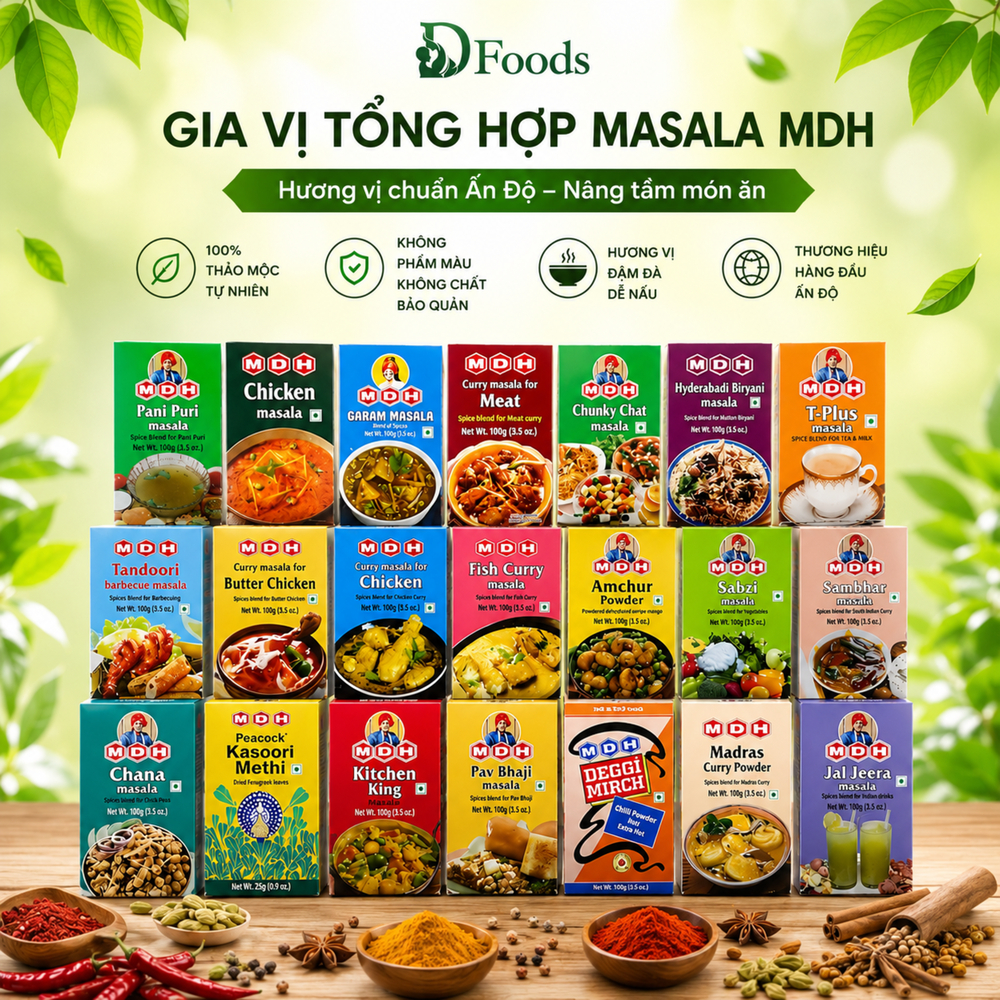 Bột Gia Vị Ấn Độ MDH 100g