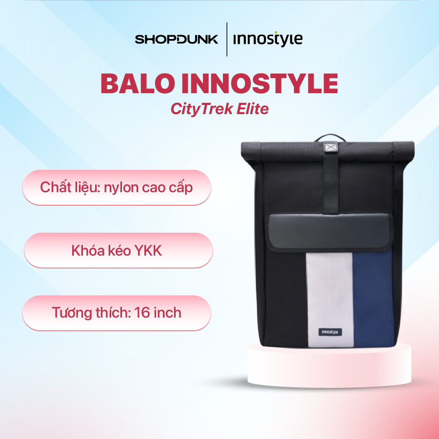 Balo Innostyle CityTrek Elite backpack cho laptop 16 inch