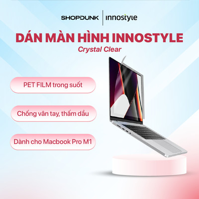 Miếng dán màn hình Macbook Pro 2021 Innostyle Crystal Clear