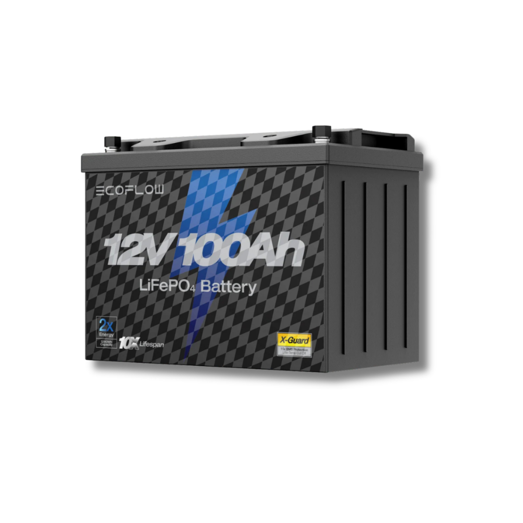 Pin EcoFlow Lithium 12V 100Ah Deep Cycle LiFePO4 Battery | Hàng Chính Hãng YL Tech