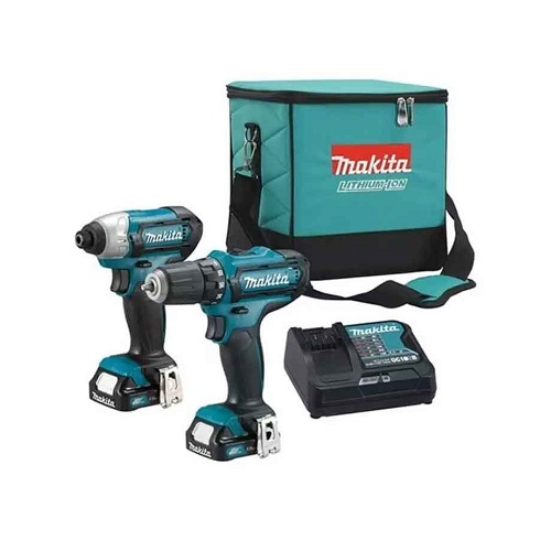 Bộ Máy Khoan Và Máy Vặn Vít Dùng Pin Makita CLX224S 12V Max Chính Hãng