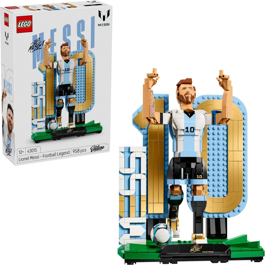 43015 LEGO Lionel Messi – Football Legend - Đồ chơi lắp ráp, huyền thoại bóng đá Messi