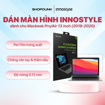 Miếng dán màn hình Innostyle cho Macbook Pro/Air 13 inch (2018-2020)