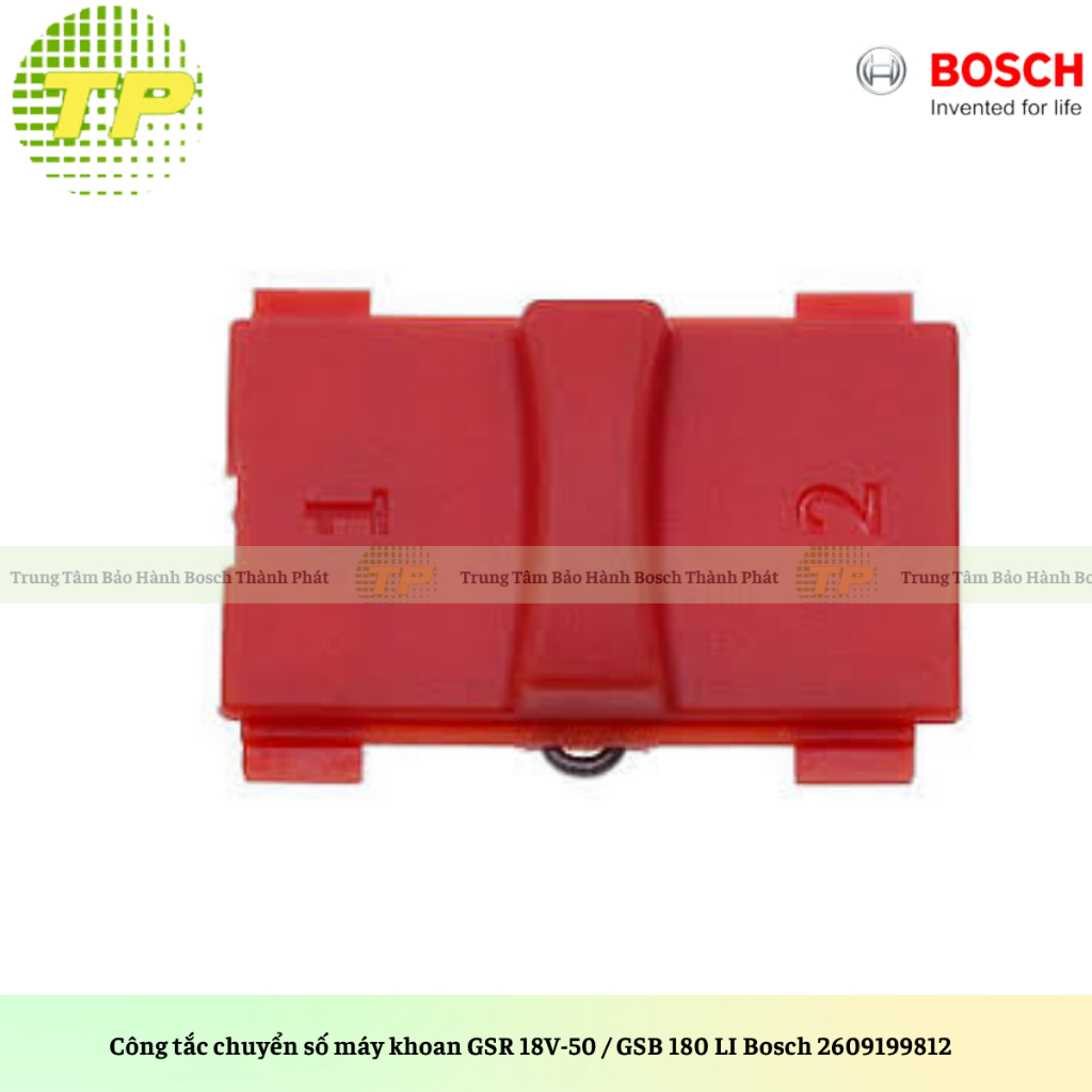 Công tắc chuyển số máy khoan GSR 18V-50 / GSB 180 LI Bosch 2609199812