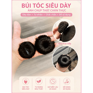 Búi Tóc Giả Mini Cho Bé Dạng Kẹp Cao Cấp Siêu Đáng Yêu Dễ Sử Dụng