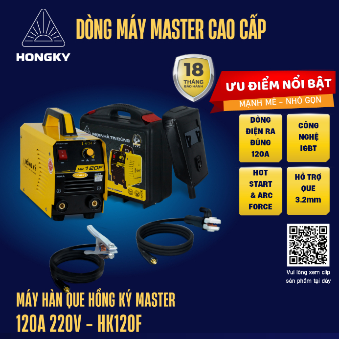 Máy hàn que 2.5mm HỒNG KÝ - HK120F và HK120A và HKM1250
