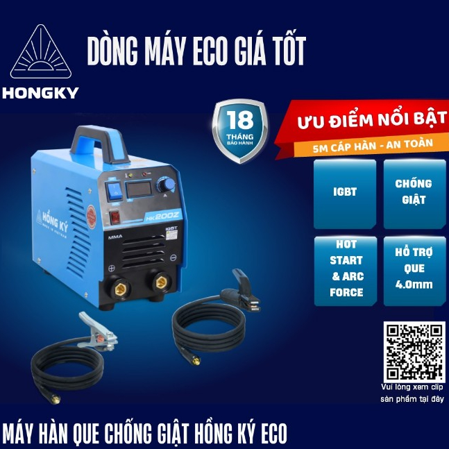 [HK-200Z] Máy hàn que Hồng Ký - HK200Z