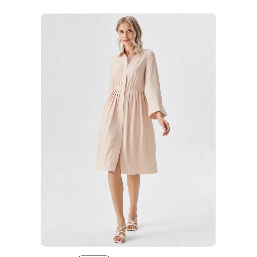 Đầm sơmi 2hand Uniqlo size S
