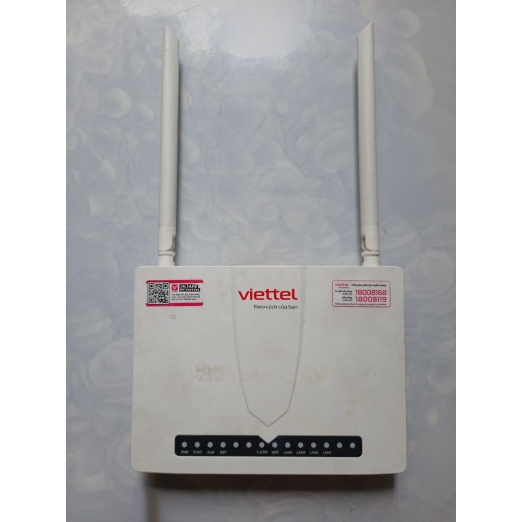 (hàng qua sử dụng, không phụ kiện) Router Wi-Fi Viettel VG-421WD 2 băng tần (2.4GHz và 5GHz)