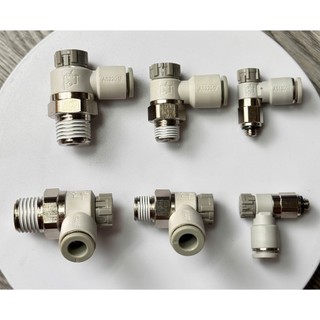 Van tiết lưu AS2201F-01-08SA AS2201F-02-08SA AS3201F-03-08SA AS4201F-04-08SA khí nén