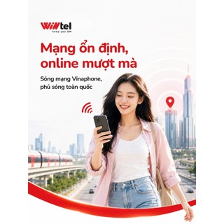 SIM WINTEL 4G/5G WIN99X WIN69X WIN45X WIN119P 210GB/THÁNG+50P NGOẠI MẠNG