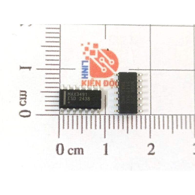 [Combo 3 chiếc] MAX3491ESD, MAX3491 IC thu phát 3.3V SOP-14