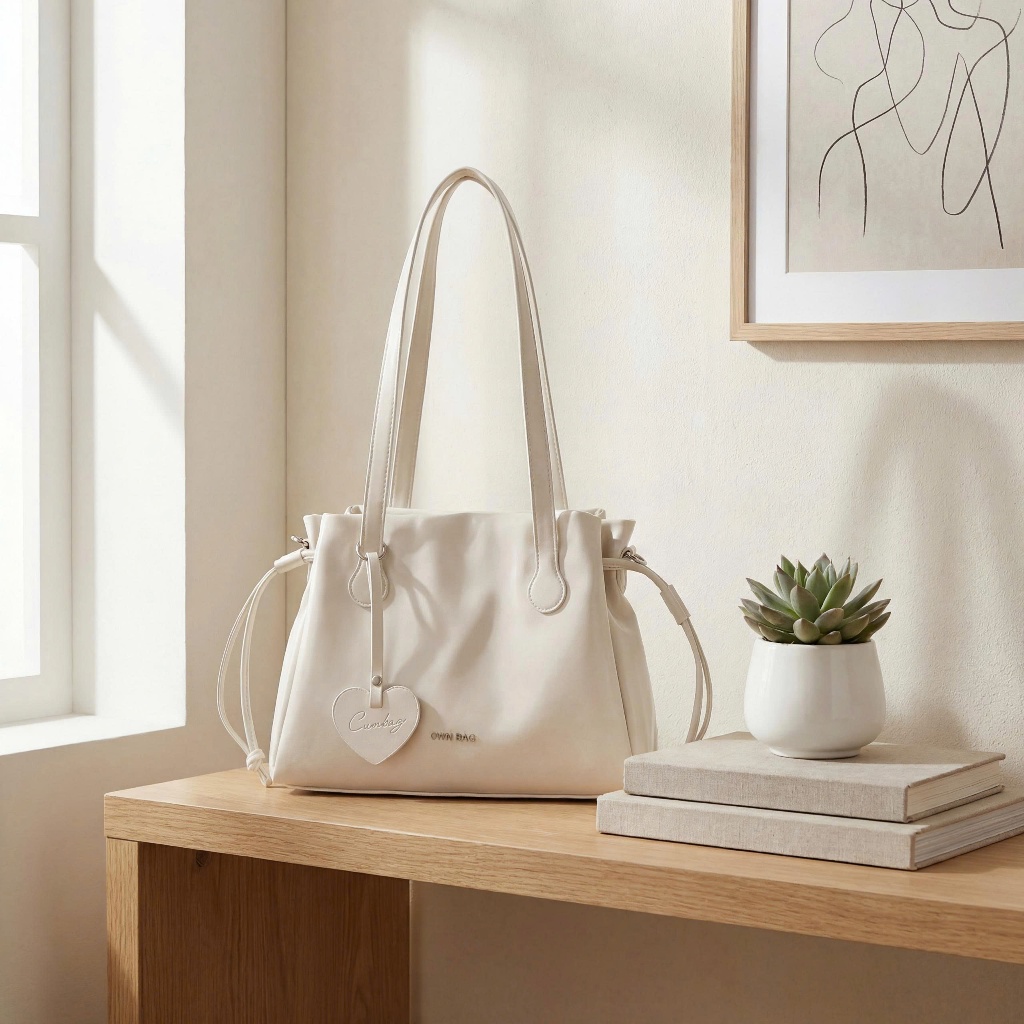 Túi Xách Nữ Cunbag Dây Rút Da Bóng Cao Cấp Quai Dài Đeo Vai Phong Cách Hàn Quốc Thanh Lịch CUN701 | BigBuy360 - bigbuy360.vn
