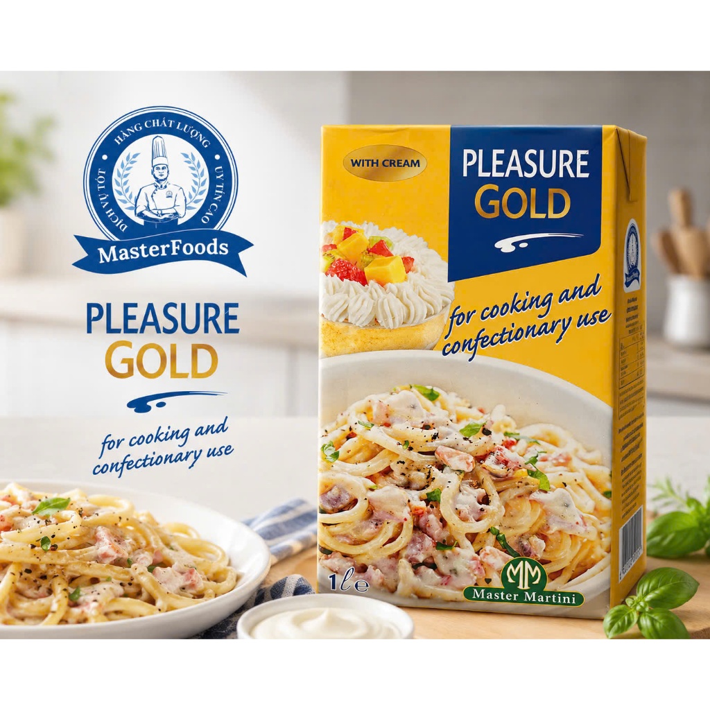 [ HỎA TỐC ] KEM NẤU MASTER GOURMET COOKING CREAM 1L