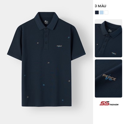 Áo Polo Nam 5S FASHION Thêu Họa Tiết Lịch Lãm Phom Slimfit M0APC26093