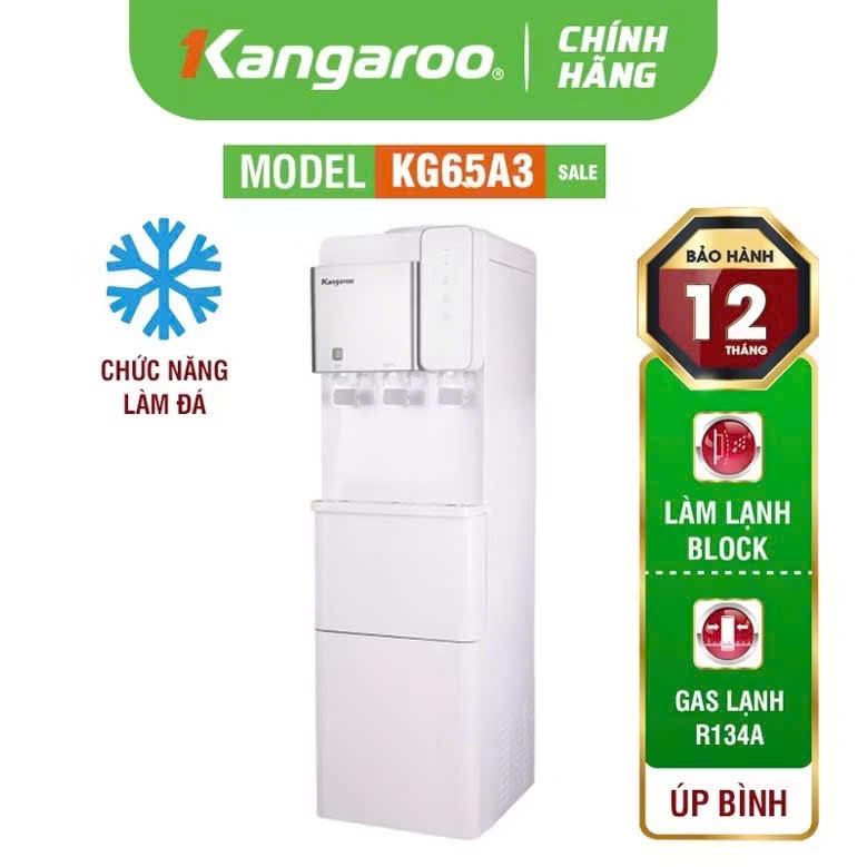 Máy làm nóng lạnh nước uống Kangaroo KG65A3 bảo hành chính hãng 12 tháng