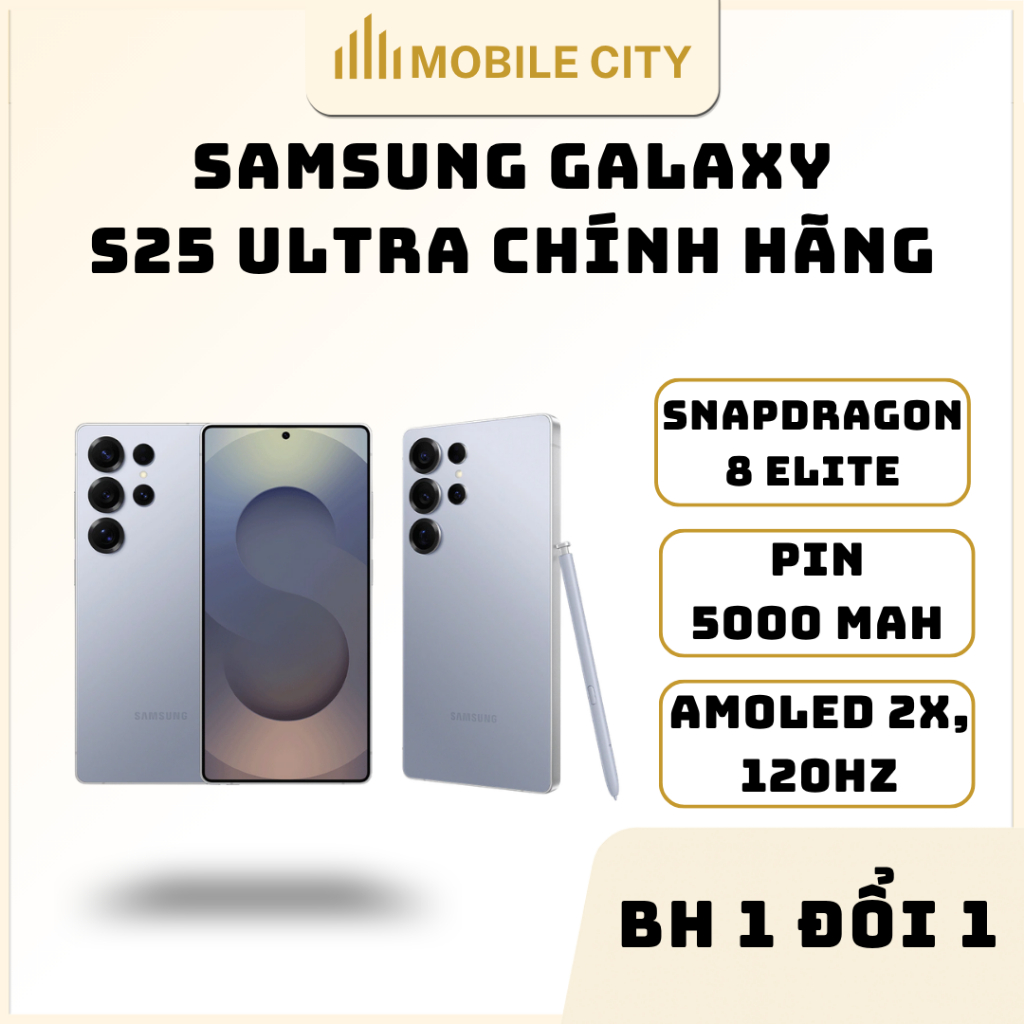 Điện thoại Samsung Galaxy S25 Ultra Chính hãng - MOBILECITY