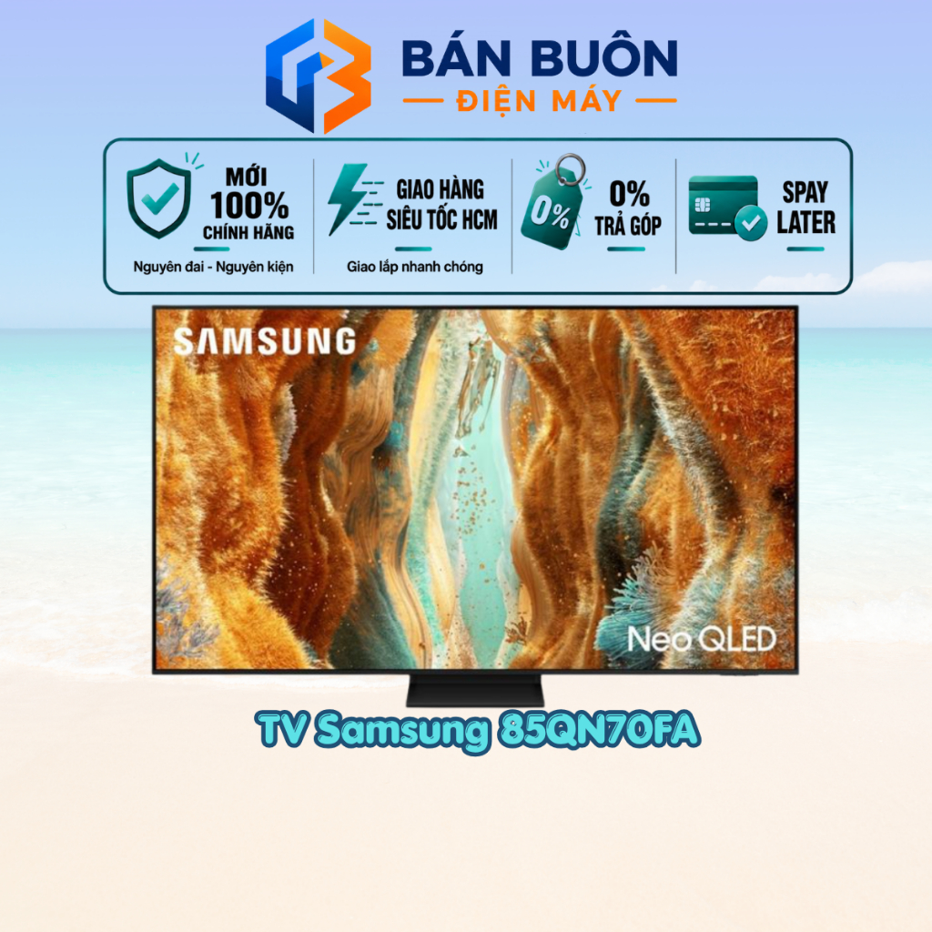 85QN70F | Smart Tivi Neo QLED Samsung AI 4K 85 inch 85QN70F - Hàng chính hãng