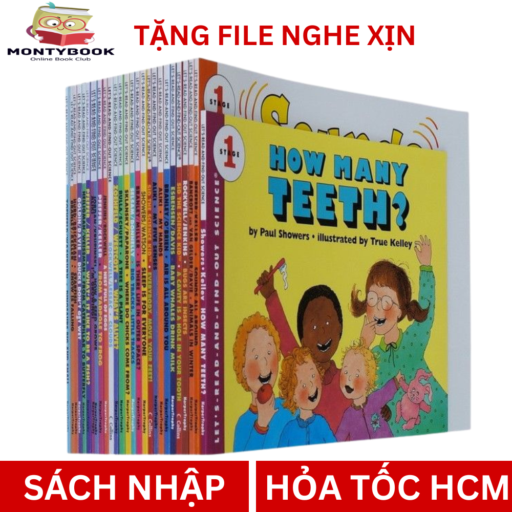 Sách khoa học kinh điển - Let's read and find out science stage 1 45 cuốn khổ to đẹp, cho bé từ 4+