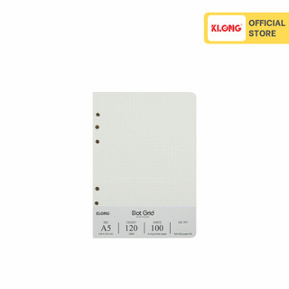 Ruột sổ còng Dot Grid KLONG A5 120/76 - 100 tờ (200 trang); MS: 997