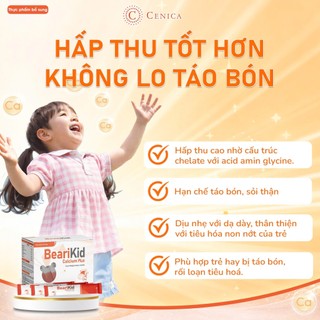 Canxi Bearikid Plus - Canxi Hữu Cơ Cho bé Dạng Bột