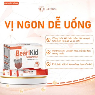 Canxi Bearikid Plus - Canxi Hữu Cơ Cho bé Dạng Bột