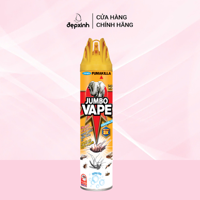 Bình Xịt Diệt Côn Trùng Jumbo Vape Không Mùi chai 600ml