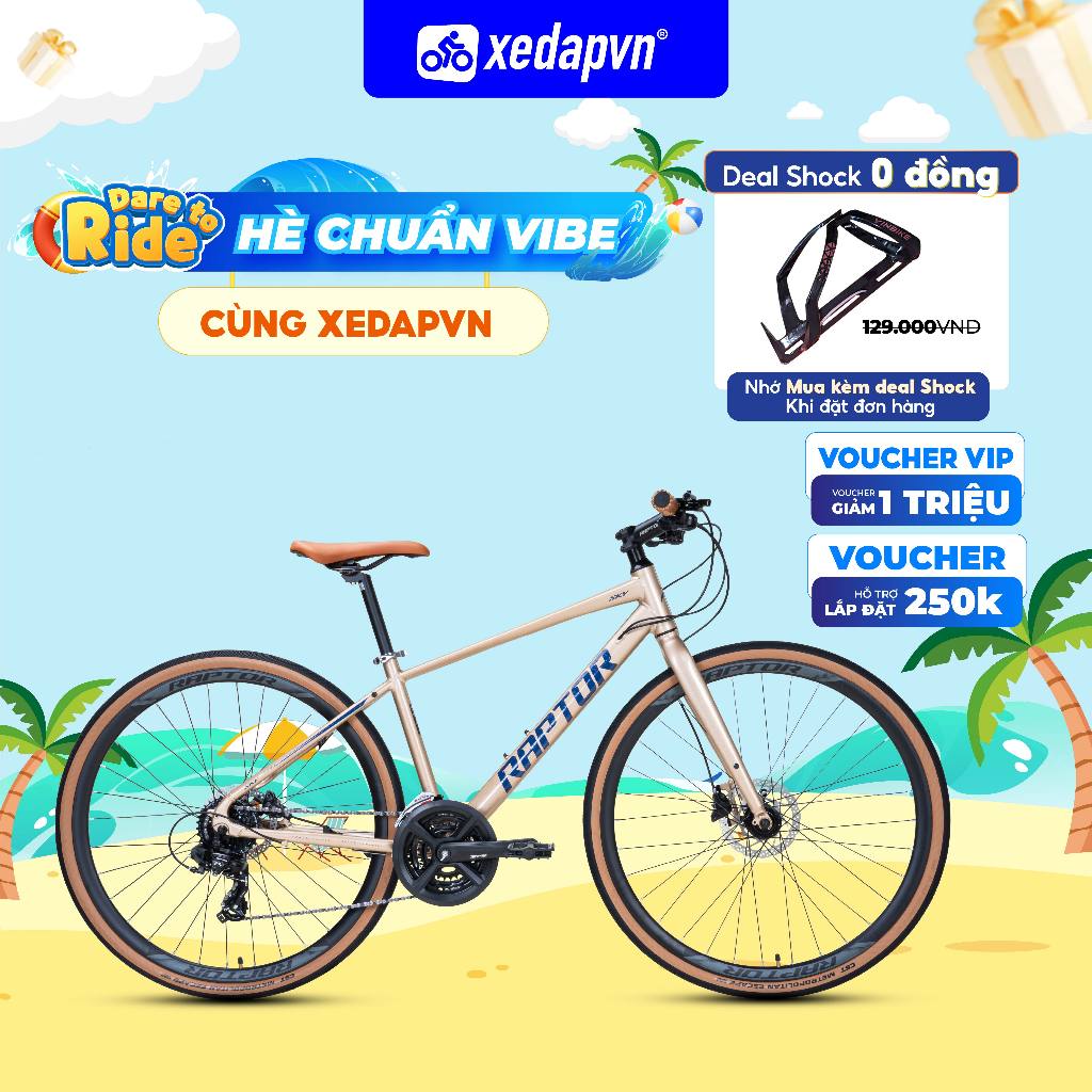 Xe Đạp Touring RAPTOR SKY – Bánh 700C, Shimano 24 Tốc Độ, Phù Hợp Người Cao 1m60–1m80 – Nhẹ, Linh Ho