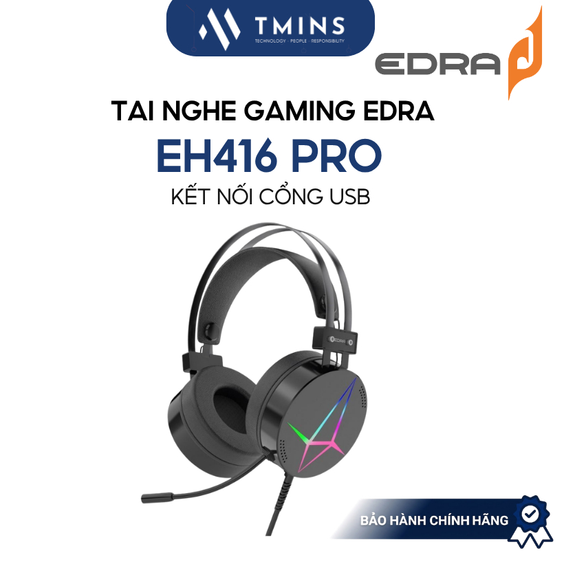 Tai nghe gaming EDRA EH416 PRO (Kết nối cổng USB) - Bảo hành Chính Hãng