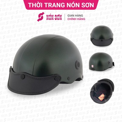 ƯU ĐÃI - Mũ bảo hiểm nửa đầu lỗ thông gió NÓN SƠN chính hãng ATG-XR553