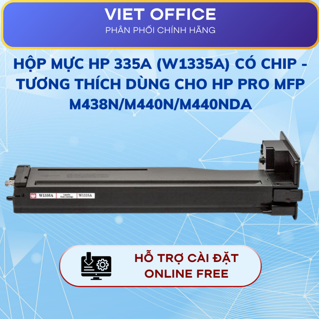 Hộp mực HP 335A (W1335A) CÓ CHIP - Tương thích dùng cho HP Pro MFP M438n/M440n/M440nda