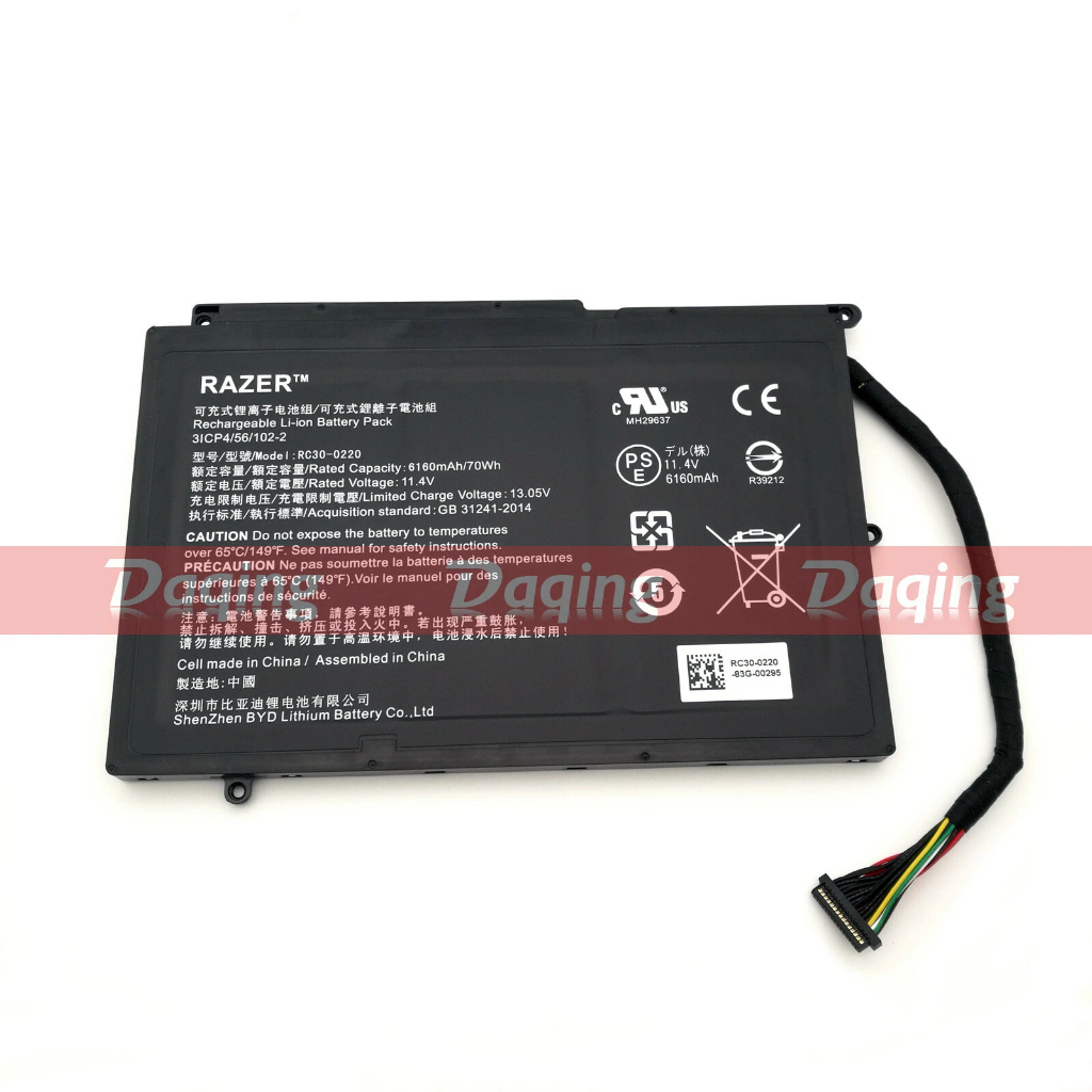 Pin ZIN RC30-0220 Razer Blade Pro 17 GTX 1060 RTX2080 RZ09-0220