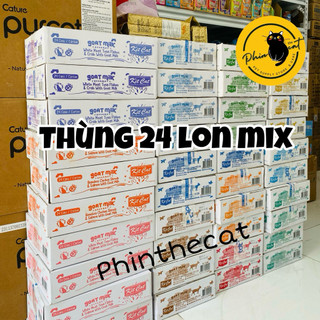 [THÙNG 24 LON/GÓI TIẾT KIỆM] Pate cho mèo KIT CAT SỮA DÊ 70g | phinthecat