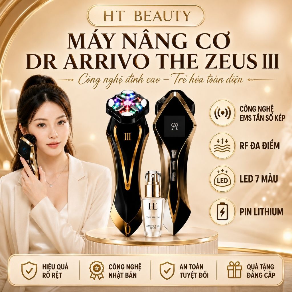 Máy Nâng Cơ Mặt Công Nghệ Nhật Dr Arrivo The Zeus III HT Beauty