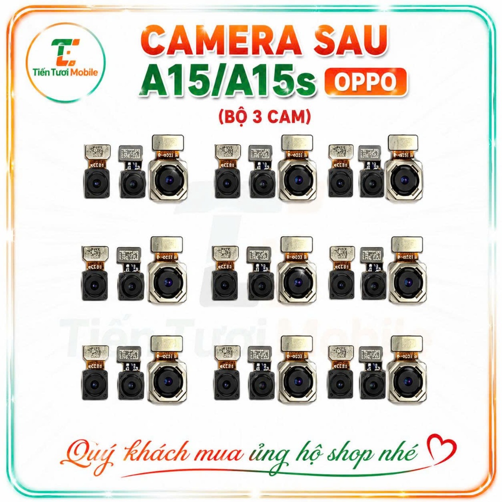 Camera sau oppo A15/A15S (Bộ 3 Cái)