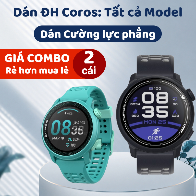 Dán màn hình đồng hồ Coros Pace 3 Pace 2 Pace Pro Coros Apex 46mm Apex 42mm Coros Apex 2 Pro Vertix 