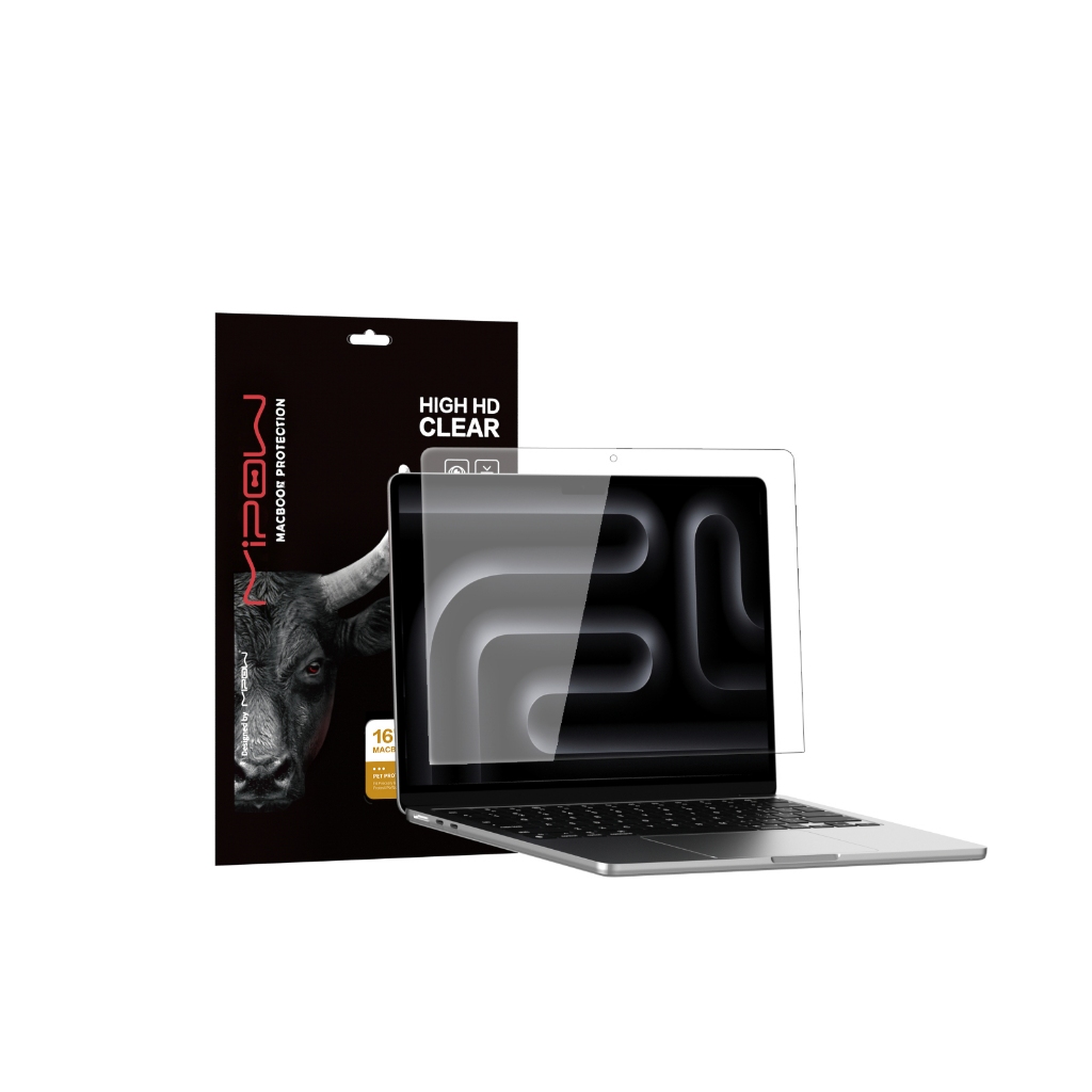 Miếng dán màn hình từ tính cho Macbook Mipow trong suốt, bảo vệ chống trầy, chính hãng (PE) | BigBuy360 - bigbuy360.vn