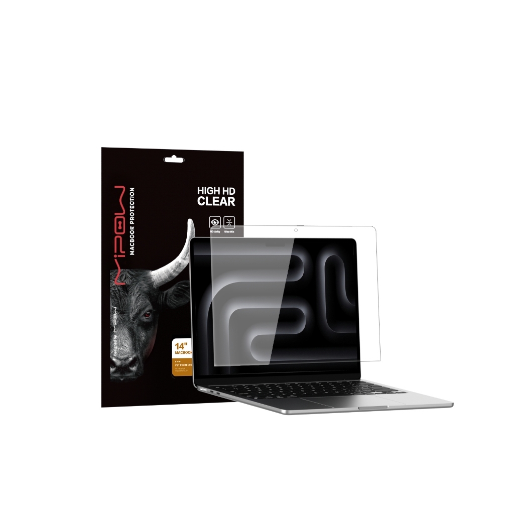 Miếng dán màn hình từ tính cho Macbook Mipow trong suốt, bảo vệ chống trầy, chính hãng (PE) | BigBuy360 - bigbuy360.vn